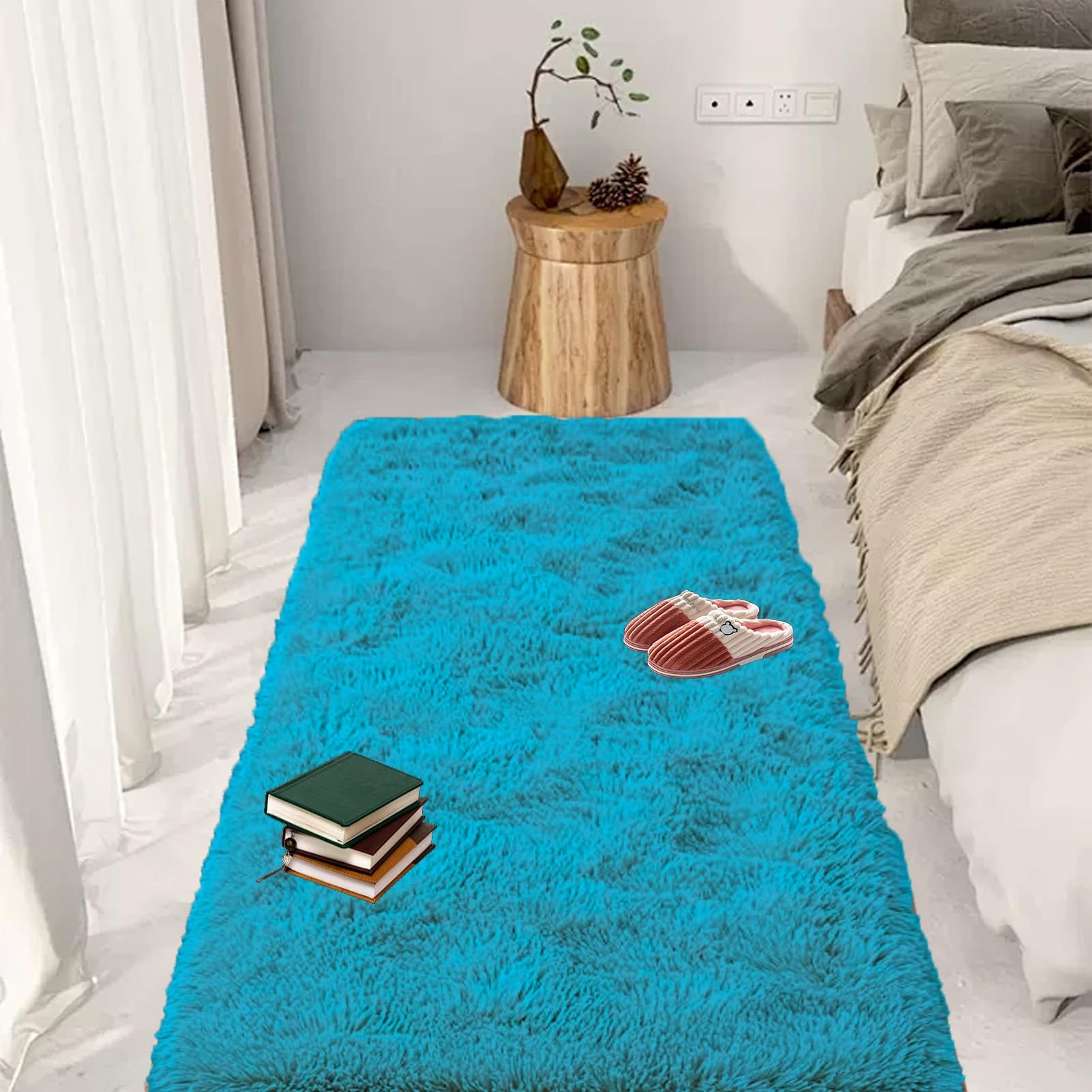 Amazon | ラグマット 90 x 240 cm ホットカーペット対応 長方形 絨毯